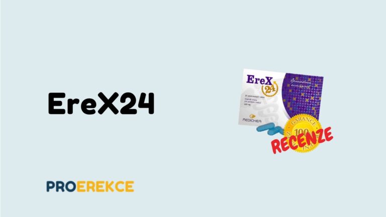 RECENZE: Erex24 přípravek na podporu erekce